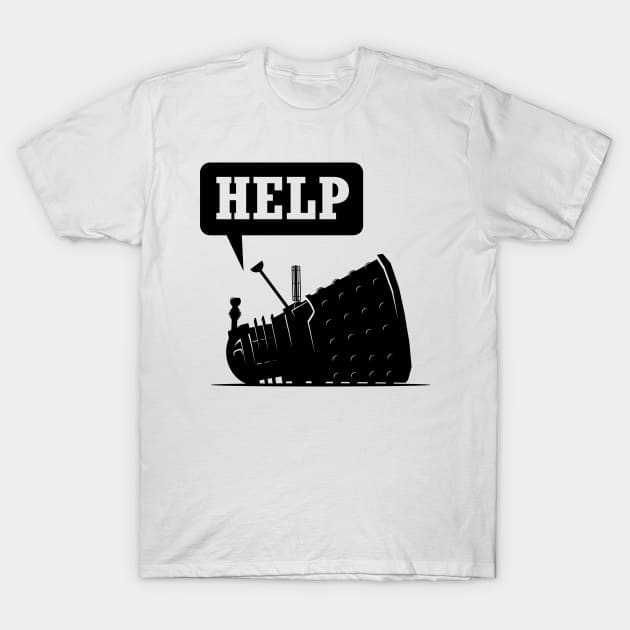 HELP T-Shirt by vincentcarrozza